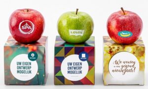 appel per stuk in giftbox