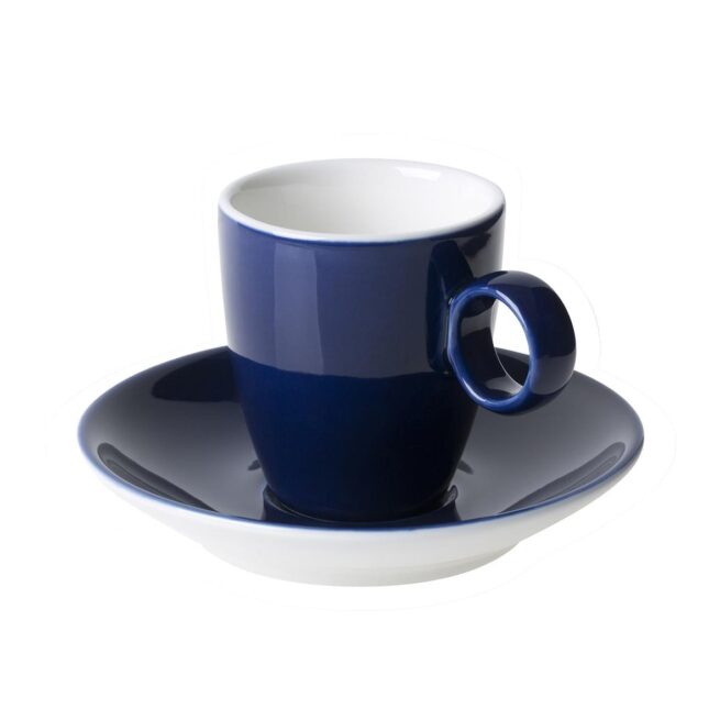 Bart Espresso SET kop+schotel blauw 6,5cl