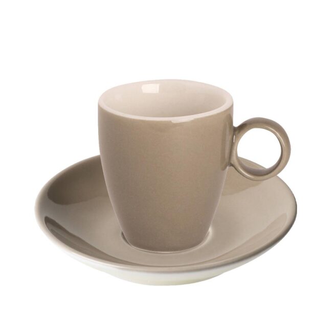 Bart Espresso SET kop+schotel bruin 6,5cl