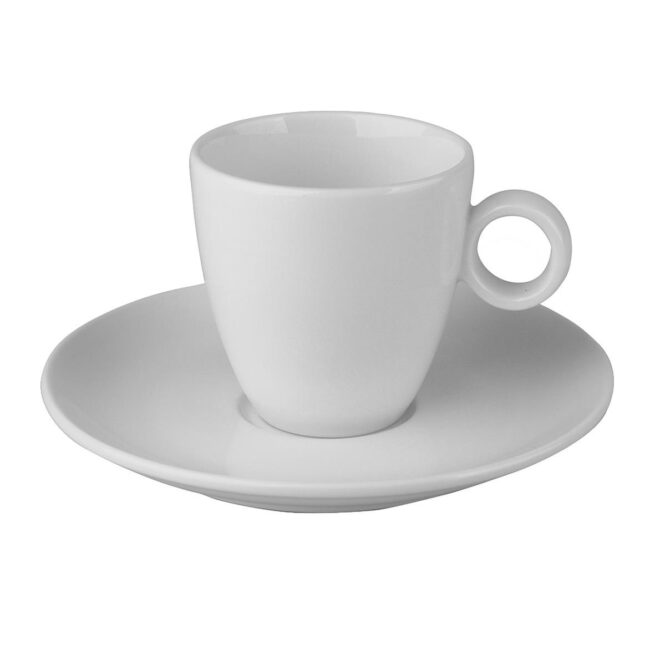 Bart Koffie SET kop+schotel offwhite 17cl