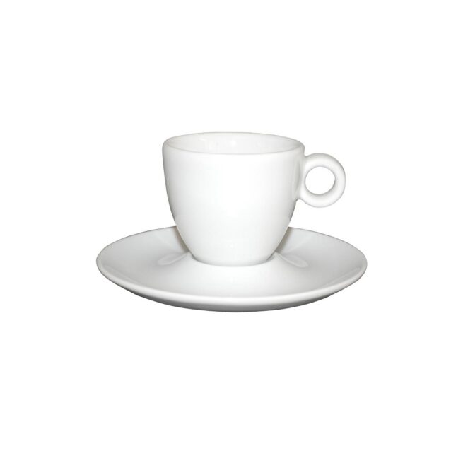 Bola Koffie SET kop+schotel wit 15cl
