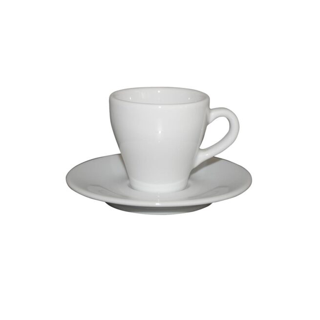 Dom Espresso SET kop+schotel wit 8cl