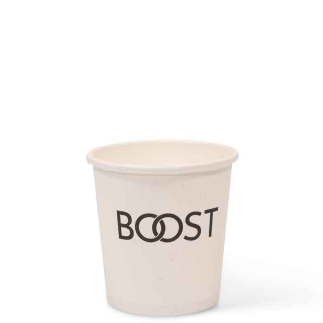 Bedrukte Espresso beker Kraft-Look
