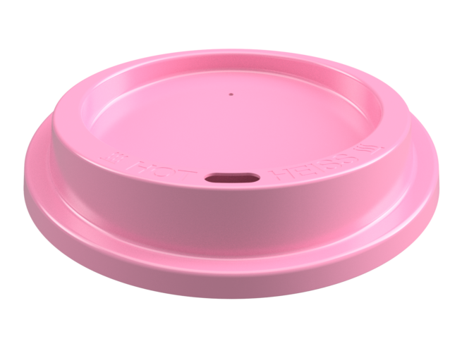 Roze drink deksel voor Ökocup To-Go beker 180ml en 225ml
