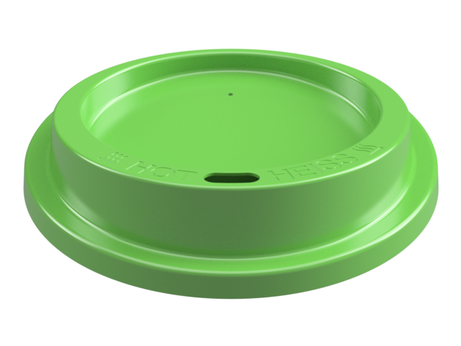 Groene drink deksel voor Ökocup To-Go beker 180ml en 225ml