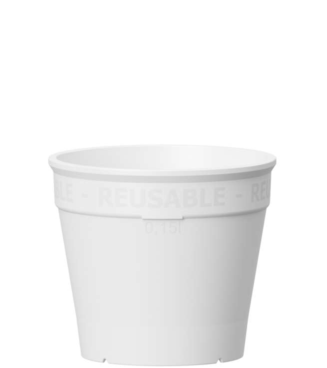 Herbruikbare Ökobeker 180ml-Transparant