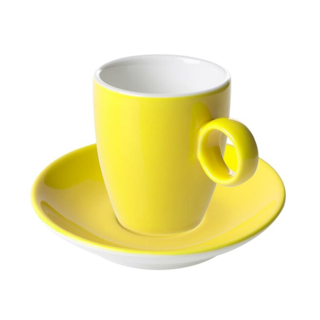 Bart Espresso SET kop+schotel geel 6,5cl