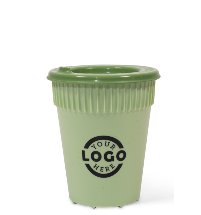 Herbruikbare NickNack klein formaat beker 120ml-Geel